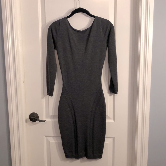 Heather grey knit dress - Picture 2 of 10